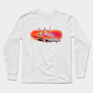 Aeronautical Expressions: Elevating Artistic Horizons Long Sleeve T-Shirt